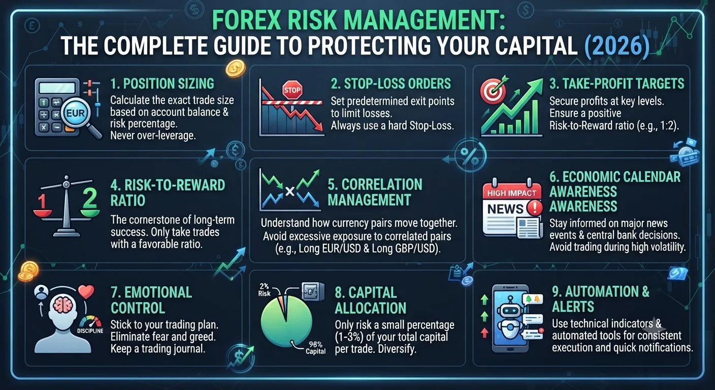 Forex Risk Management: The Complete Guide to Protecting Your Capital (2026)