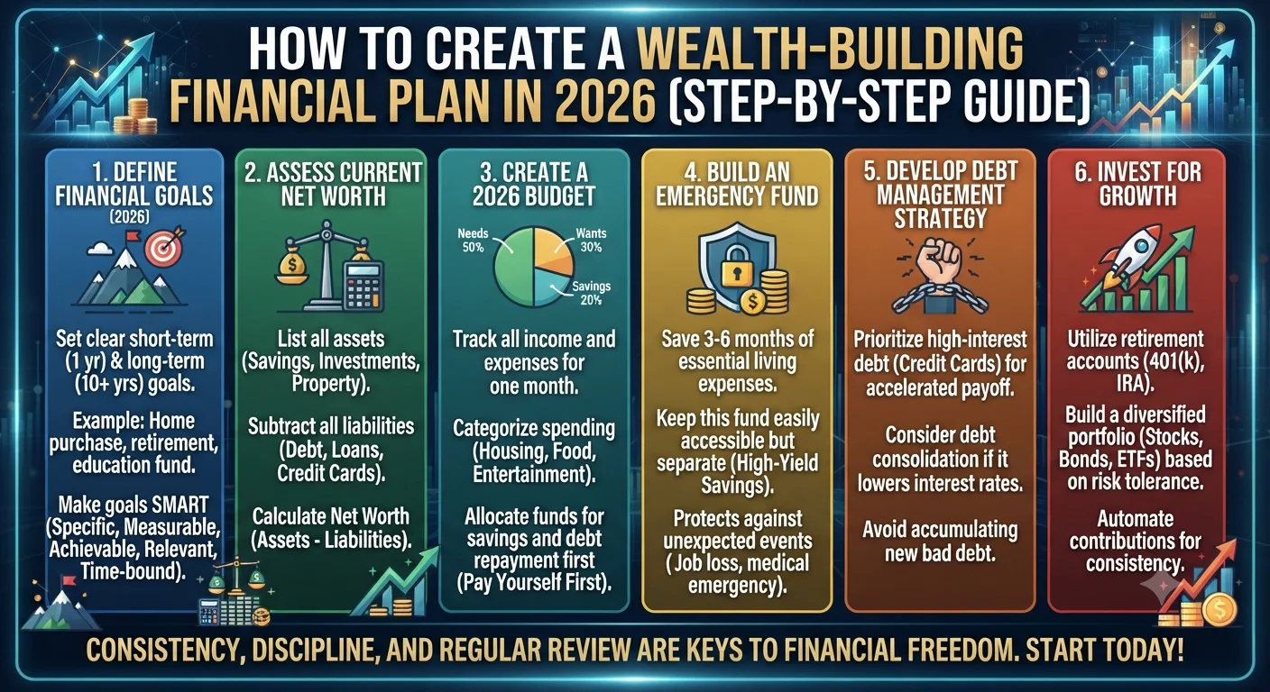 How to Create a Wealth-Building Financial Plan in 2026 (Step-by-Step Guide)