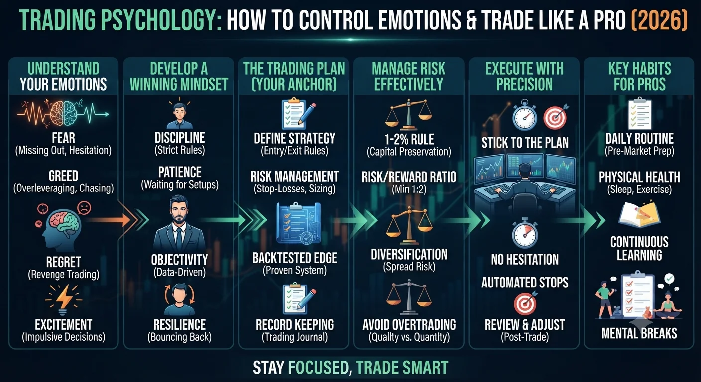 Trading Psychology: How to Control Emotions and Trade Like a Pro (2026)