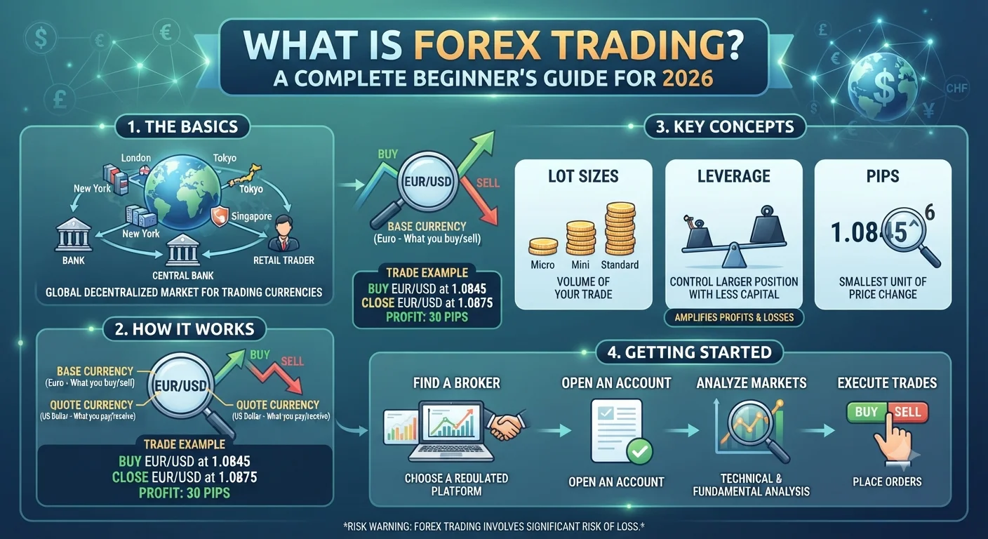 What Is Forex Trading? A Complete Beginners Guide for 2026